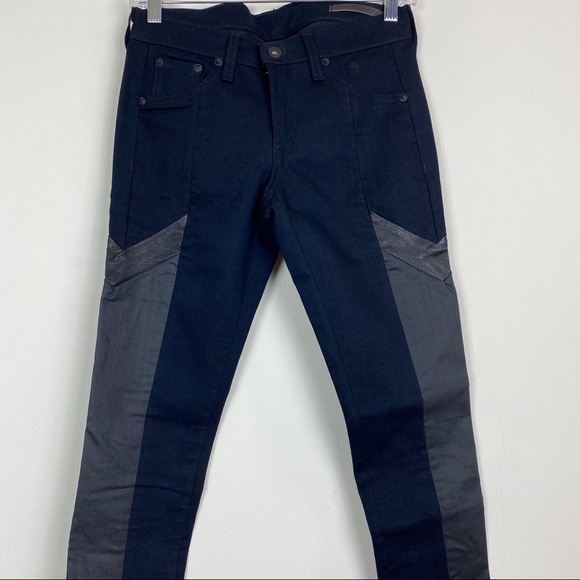 Rag and Bone Grand Prix Motocross Leather Jeans - Picture 4 of 14